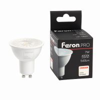 Лампа светодиодная led Feron.PRO LB-1607 GU10 7Вт 4000K