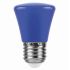 Лампа светодиодная led Feron LB-372 Колокольчик E27 1Вт синий 25913