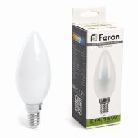 Лампа светодиодная led Feron LB-717 Свеча E14 15Вт 4000K