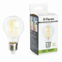 Лампа светодиодная led Feron LB-620 Шар E27 20Вт 4000K