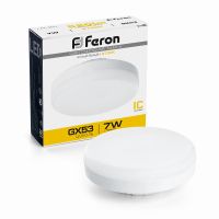 Лампа светодиодная led Feron LB-451 GX53 7Вт 2700K Лампа светодиодная led Feron LB-451 GX53 7Вт 2700K