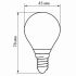 Лампа светодиодная led Feron LB-61 Шарик E14 5Вт 2700K 25578