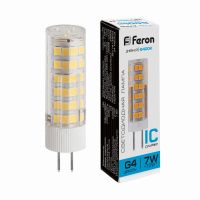 Лампа светодиодная led Feron LB-433 G4 7Вт 6400K Лампа светодиодная led Feron LB-433 G4 7Вт 6400K