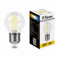 Лампа светодиодная led Feron LB-509 Шарик E27 9Вт 2700K Лампа светодиодная led Feron LB-509 Шарик E27 9Вт 2700K