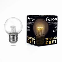 Лампа светодиодная led Feron LB-378 E27 1Вт 2700K Лампа светодиодная led Feron LB-378 E27 1Вт 2700K