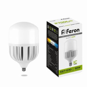 Лампа светодиодная led Feron LB-65 E27-E40 30Вт 4000K 25818