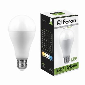 Лампа светодиодная led Feron LB-100 Шар E27 25Вт 4000K 25791