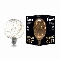 Лампа светодиодная led Feron LB-382 E27 3Вт 2700K Лампа светодиодная led Feron LB-382 E27 3Вт 2700K