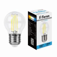 Лампа светодиодная led Feron LB-515 Шарик E27 15Вт 6400K
