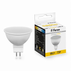 Лампа светодиодная led Feron LB-26 MR16 G5.3 7Вт 2700K 25235