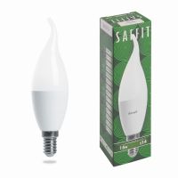 Лампа светодиодная led SAFFIT SBC3715 Свеча на ветру E14 15Вт 4000K