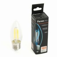 Лампа светодиодная led Feron.PRO LB-1206 Свеча E27 1000LM 6Вт 175-265В 6400K 51240