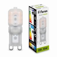 Лампа светодиодная led Feron LB-430 G9 5Вт 4000K