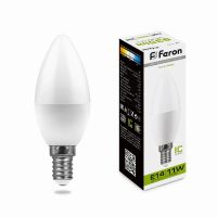 Лампа светодиодная led Feron LB-770 Свеча E14 11Вт 4000K