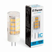 Лампа светодиодная led Feron LB-432 G4 5Вт 6400K