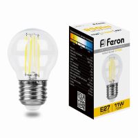 Лампа светодиодная led Feron LB-511 Шарик E27 11Вт 2700K Лампа светодиодная led Feron LB-511 Шарик E27 11Вт 2700K