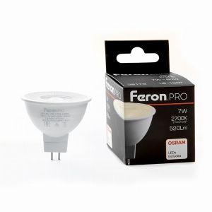 Лампа светодиодная led Feron.PRO LB-1607 G5.3 7Вт 2700K 38179