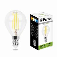 Лампа светодиодная led Feron LB-52 Шарик E14 7Вт 4000K Лампа светодиодная led Feron LB-52 Шарик E14 7Вт 4000K