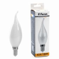 Лампа светодиодная led Feron LB-718 Свеча на ветру E14 15 2700K