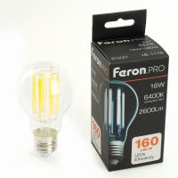 Лампа светодиодная led Feron.PRO LB-1116 Шар E27 2600LM 16Вт 175-265В 6400K 51237