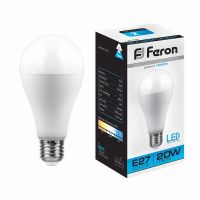 Лампа светодиодная led Feron LB-98 Шар E27 20Вт 6400K