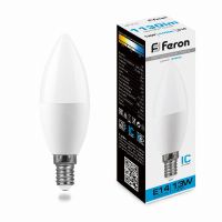 Лампа светодиодная led Feron LB-970 Свеча E14 13Вт 6400K