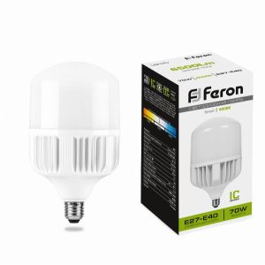 Лампа светодиодная led Feron LB-65 E27-E40 70Вт 4000K 25822