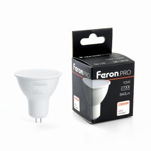 Лампа светодиодная led Feron.PRO LB-1610 MR16 G5.3 10Вт 2700K 38158