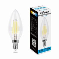 Лампа светодиодная led Feron LB-713 Свеча E14 11Вт 6400K
