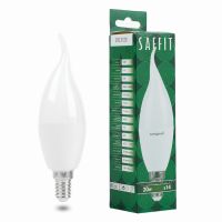 Лампа светодиодная led SAFFIT SBC3720 Свеча на ветру E14 20Вт 230В 6400K 55276
