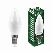 Лампа светодиодная led SAFFIT SBC3709 Свеча E14 9Вт 2700K
