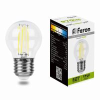 Лампа светодиодная led Feron LB-511 Шарик E27 11Вт 4000K Лампа светодиодная led Feron LB-511 Шарик E27 11Вт 4000K