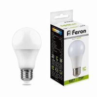 Лампа светодиодная led Feron LB-91 Шар E27 7Вт 4000K