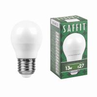 Лампа светодиодная led SAFFIT SBG4513 Шарик E27 13Вт 2700K