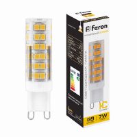 Лампа светодиодная led Feron LB-433 G9 7Вт 2700K Лампа светодиодная led Feron LB-433 G9 7Вт 2700K