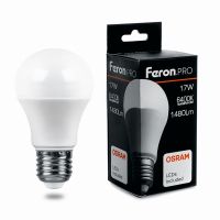Лампа светодиодная led Feron.PRO LB-1017 Шар E27 17Вт 6400K