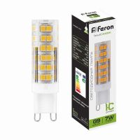 Лампа светодиодная led Feron LB-433 G9 7Вт 4000K Лампа светодиодная led Feron LB-433 G9 7Вт 4000K