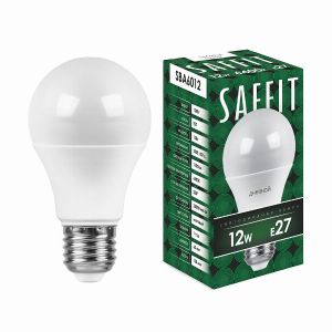 Лампа светодиодная led SAFFIT SBA6012 Шар E27 12Вт 6400K 55009