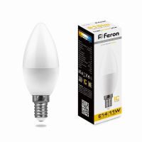 Лампа светодиодная led Feron LB-770 Свеча E14 11Вт 2700K