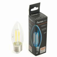 Лампа светодиодная led Feron.PRO LB-1208 Свеча E27 1320LM 8Вт 175-265В 6400K 51243