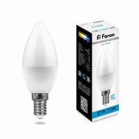 Лампа светодиодная led Feron LB-770 Свеча E14 11Вт 6400K