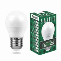 Лампа светодиодная led SAFFIT SBG4511 Шарик E27 11Вт 6400K
