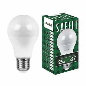 Лампа светодиодная led SAFFIT SBA6525 Шар E27 25Вт 4000K 55088