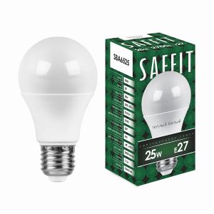 Лампа светодиодная led SAFFIT SBA6525 Шар E27 25Вт 2700K 55087
