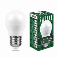 Лампа светодиодная led SAFFIT SBG4507 Шарик E27 7Вт 2700K