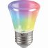Лампа светодиодная led Feron LB-372 Колокольчик прозрачный E27 1Вт RGB быстрая смена цвета 38131
