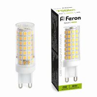 Лампа светодиодная led Feron LB-434 G9 9Вт 4000K Лампа светодиодная led Feron LB-434 G9 9Вт 4000K