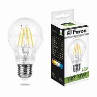 Лампа светодиодная led Feron LB-63 Шар E27 9Вт 4000K