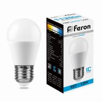 Лампа светодиодная led Feron LB-950 Шарик E27 13Вт 6400K