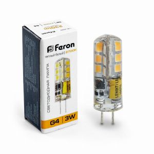 Лампа светодиодная led Feron LB-422 G4 3Вт 2700K 25531